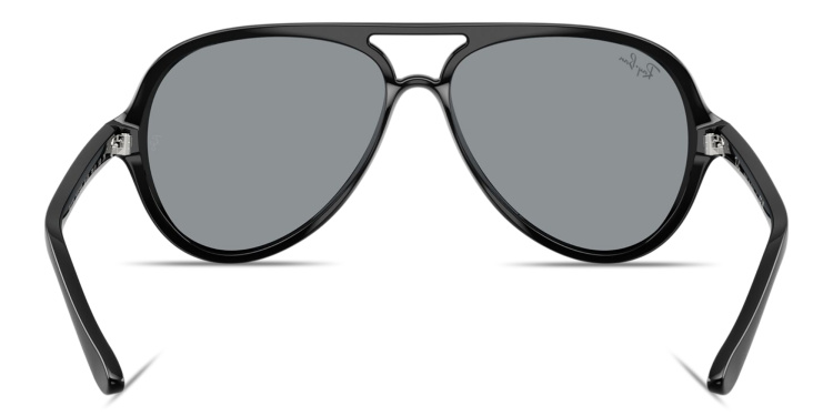 Shop Ray-Ban Cats 5000 Pilot Sunglasses in Black online.
