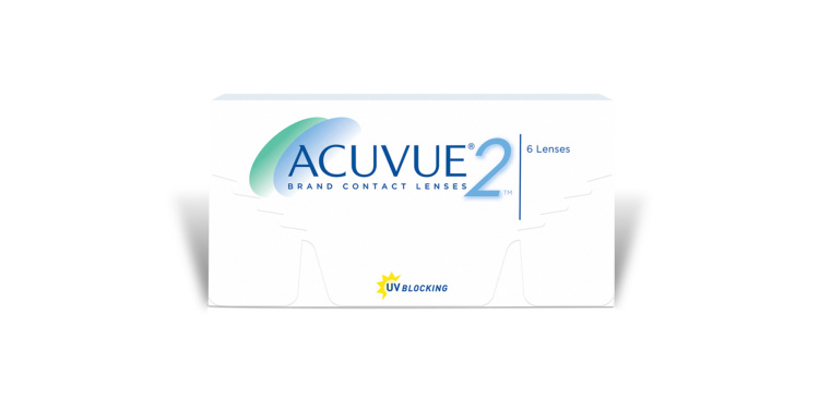 Shop ACUVUE ACUVUE 2 Bi-weekly Clear Contact Lenses - Pack of 6 in Clear online.