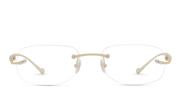 Shop Cartier Panthère de Cartier Unisex Eyeglasses in Gold online.