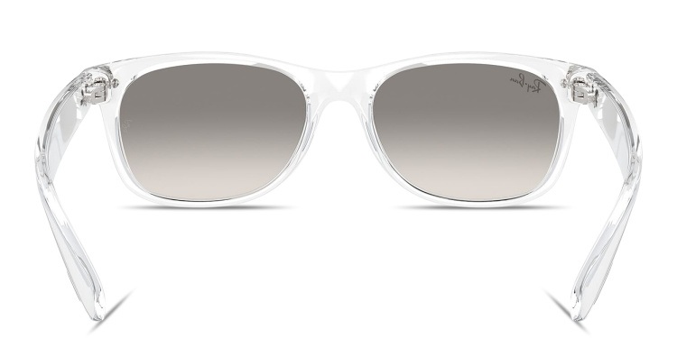 Shop Ray-Ban New Wayfarer Classic Unisex Square Sunglasses in Clear online.