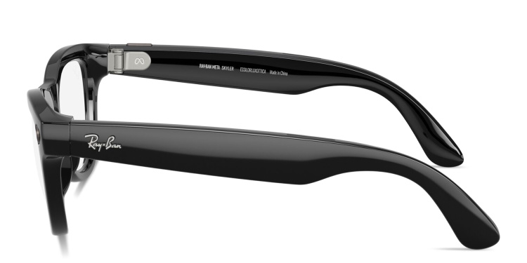 تسوق نظارات شمسية ميتا سكايلر ترانزشنز طراز كات آي للجنسين راي بان بلون أسود أونلاين.