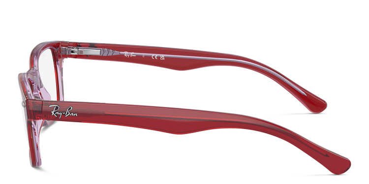 تسوق نظارات طبية أوبتكس بإطار مربّع للأطفال راي بان جونيور بلون أحمر أونلاين.