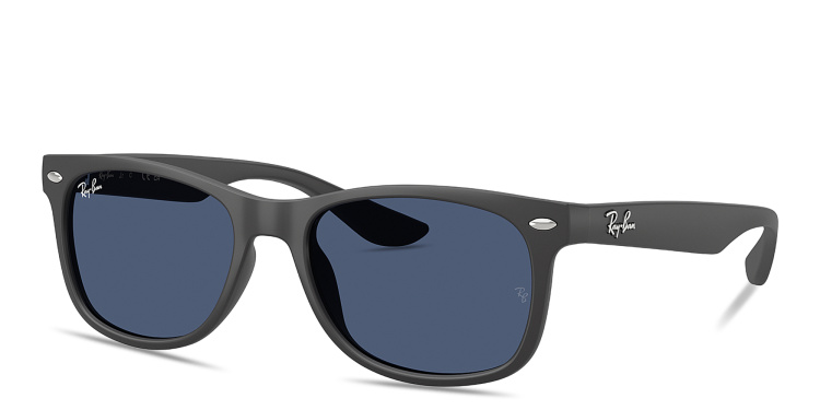Shop Ray-Ban Junior New Wafarer Kids Square Sunglasses in Grey online.