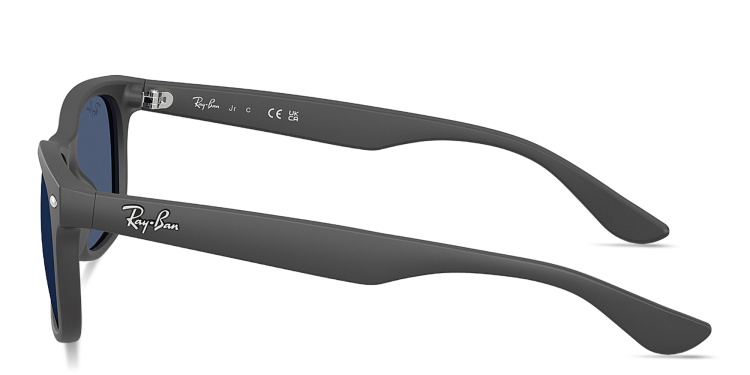 Shop Ray-Ban Junior New Wafarer Kids Square Sunglasses in Grey online.