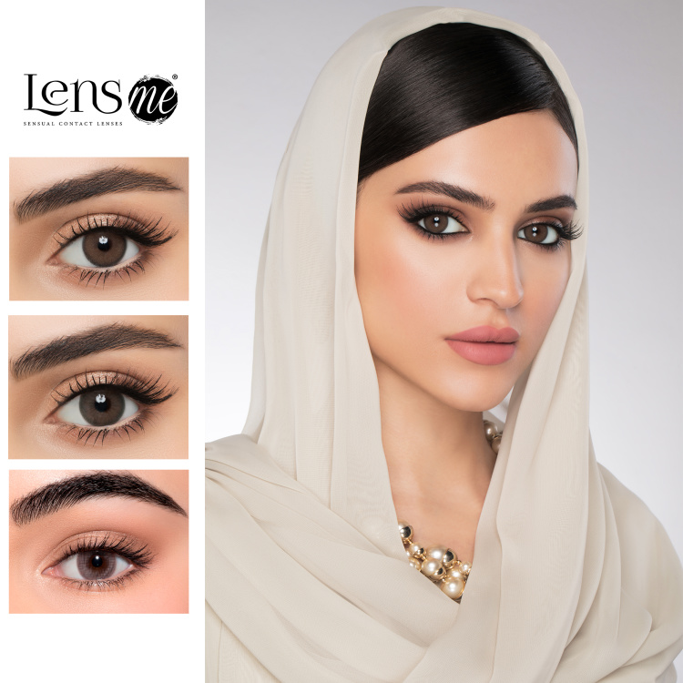 تسوق عدسات لاصقة ملوّنة للإستخدام الشهري لنس مي بلون جرين أونلاين.