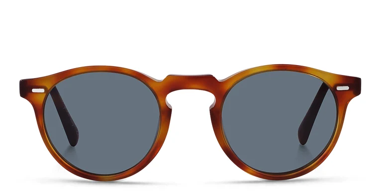Shop OLIVER PEOPLES Unisex Panthos Sunglasses in Brown online.