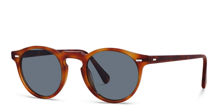 Shop OLIVER PEOPLES Unisex Panthos Sunglasses in Brown online.