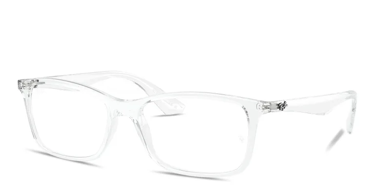Shop Ray-Ban Optics Unisex Square Eyeglasses in Clear online.