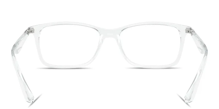 Shop Ray-Ban Optics Unisex Square Eyeglasses in Clear online.