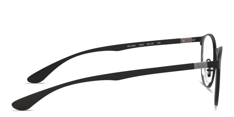Shop Ray-Ban Optics Unisex Panthos Eyeglasses in Black online.