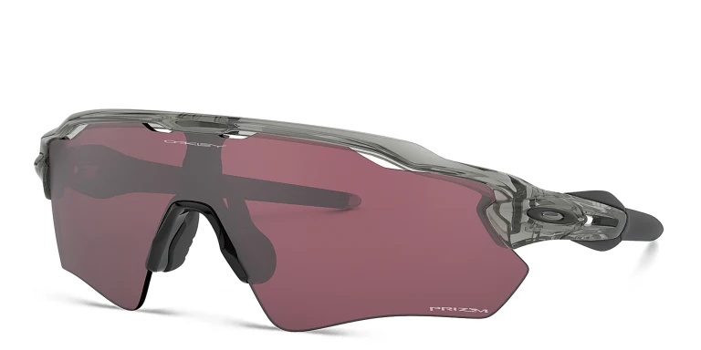 Shop Oakley Radar EV Path Half-Rim Mask Sunglasses in Grey online.