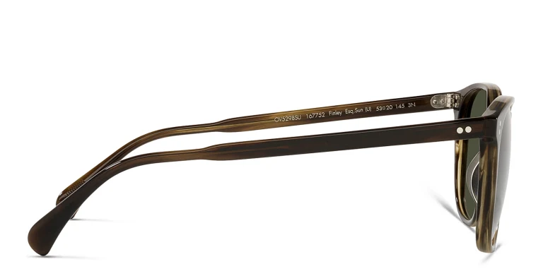 Shop OLIVER PEOPLES Unisex Round Sunglasses in Tortoise online.