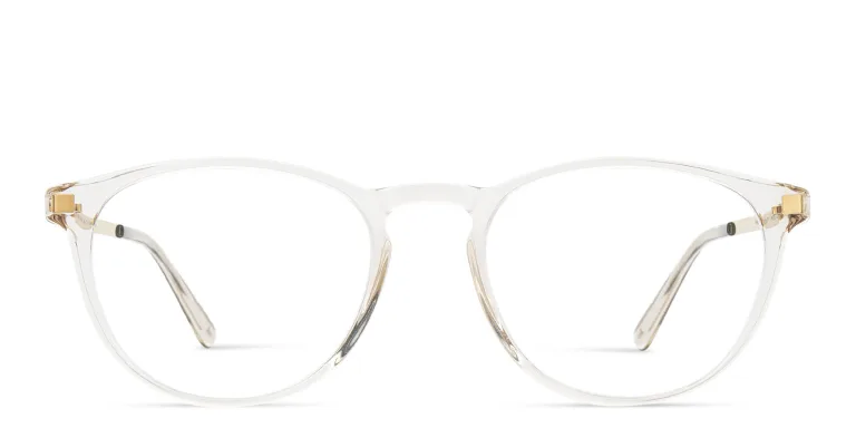 Shop MYKITA Nukka Unisex Round Eyeglasses in Clear online.