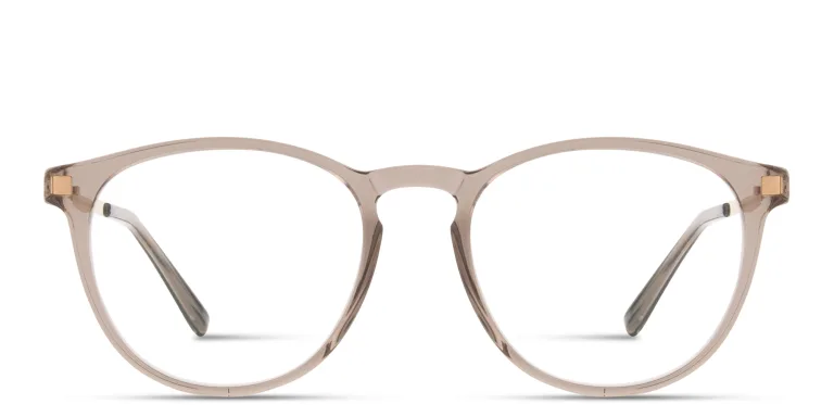 Shop MYKITA Nukka Unisex Round Eyeglasses in Brown online.