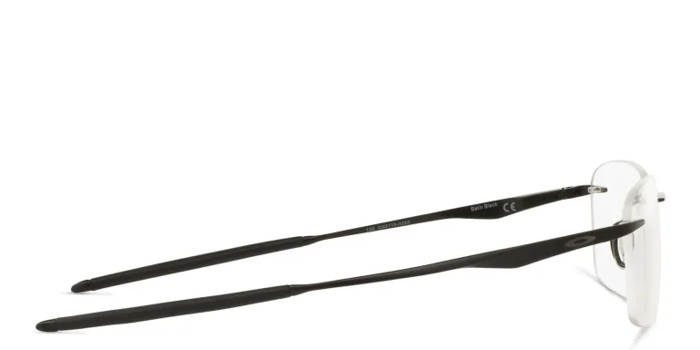 Shop Oakley Wingfold™ EVS Rimless Rectangle Eyeglasses in Black online.
