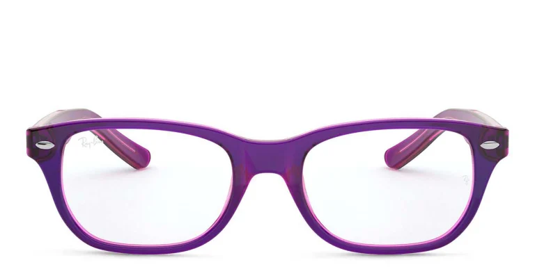 تسوق نظارة طبية بإطار مستطيل للأطفال راي بان جونيور بلون Purple أونلاين.