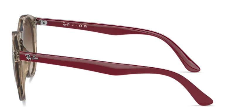 Shop Ray-Ban Junior Kids Panthos Sunglasses in Brown online.