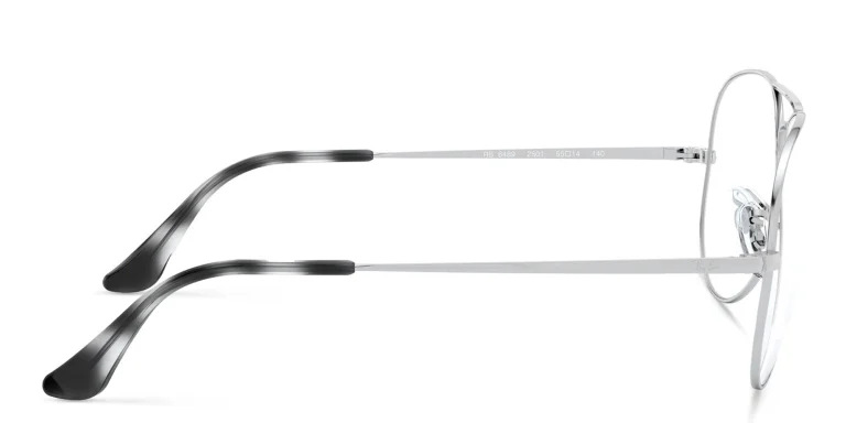 Shop Ray-Ban Pilot Optics Eyeglasses in Silver online.
