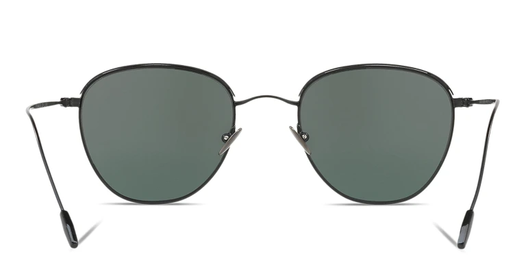 Shop GIORGIO ARMANI Square Sunglasses in Black online.