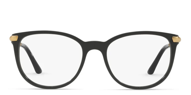 تسوق نظارة طبية مربعة بربري بلون Black أونلاين.