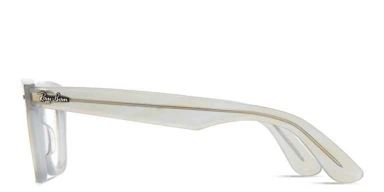 Shop Ray-Ban Wayfarer Ease Optics Change Eyeglasses in Blue online.