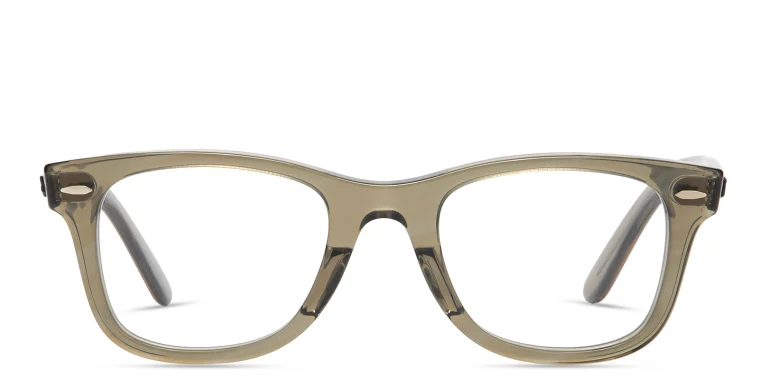 Shop Ray-Ban Wayfarer Ease Optics Change Eyeglasses in Grey online.