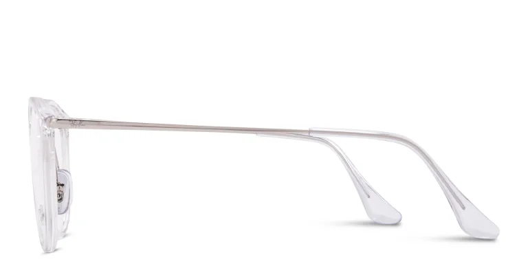 Shop Ray-Ban Optics Unisex Panthos Eyeglasses in Clear online.