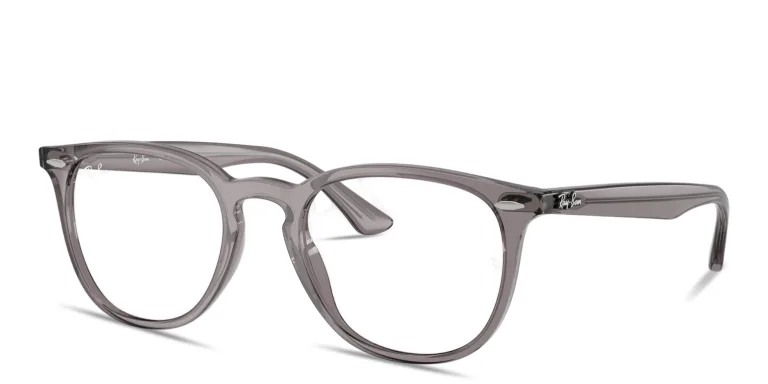 Shop Ray-Ban Optics Unisex Panthos Eyeglasses in Grey online.