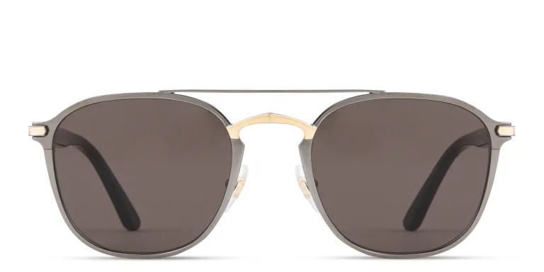 Shop Cartier Signature 'C'de Cartier Unisex Sunglasses in Grey online.