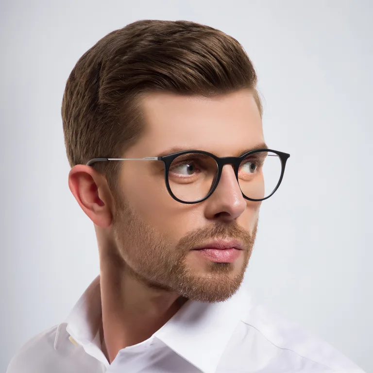 Shop Dolce & Gabbana Panthos Eyeglasses in Black online.
