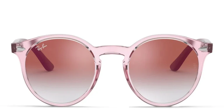 Shop Ray-Ban Kids Panthos Sunglasses in Pink online.