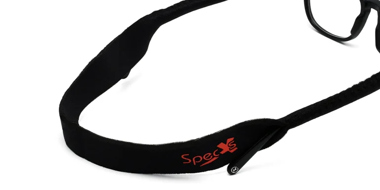 Shop Uoptic Neoprene Glasses Chain in Black online.