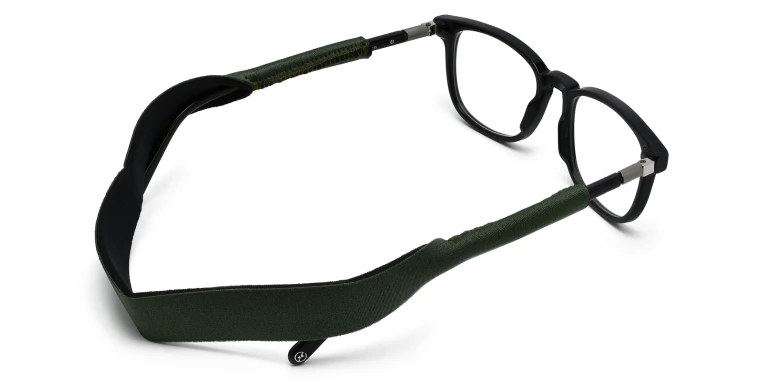 Shop Uoptic Neoprene Glasses Chain in Green online.