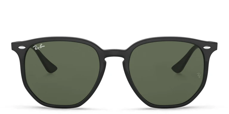 Shop Ray-Ban Unisex Irregular Sunglasses in Black online.