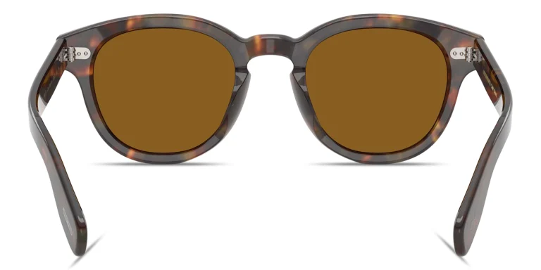 Shop OLIVER PEOPLES Cary Grant Unisex Round Sunglasses in Havana online.