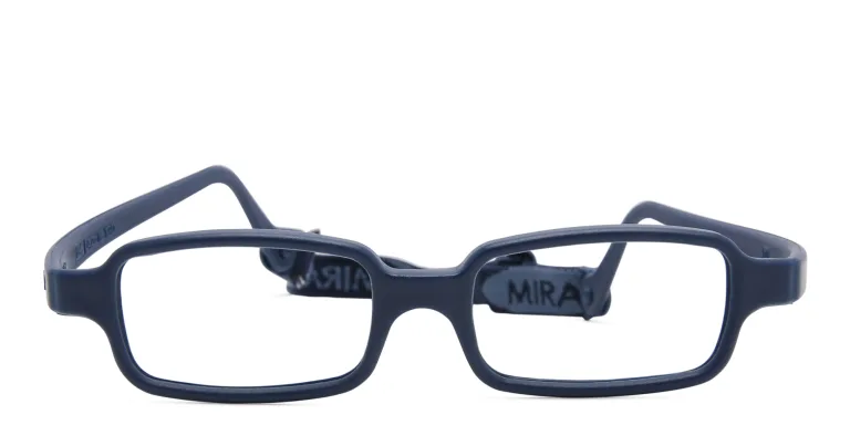 Shop Mira Flex Kids Rectangle Eyeglasses in Blue online.