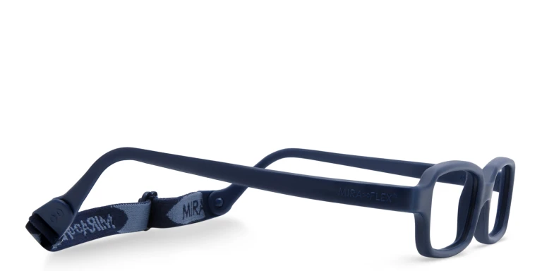 Shop Mira Flex Kids Rectangle Eyeglasses in Blue online.