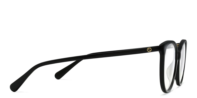 Shop GUCCI Cat Eye Eyeglasses in Black online.