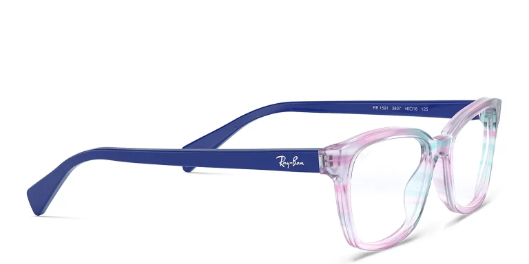 تسوق نظارات طبية مربّعة للأطفال راي بان جونيور بلون Purple أونلاين.