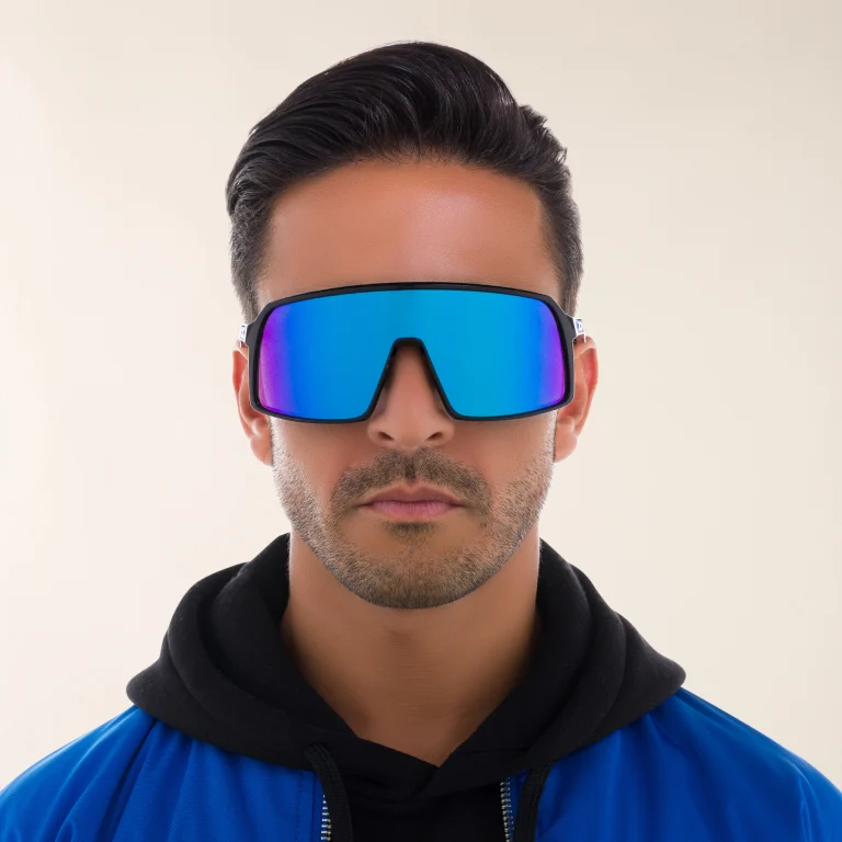 Shop Oakley Sutro Mask Sunglasses in Black online.