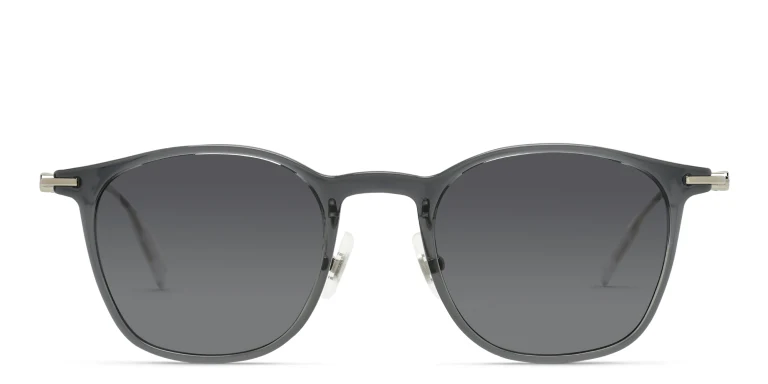 Shop MONTBLANC Panthos Sunglasses in Silver online.