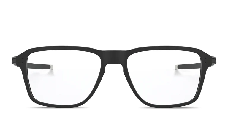 Shop Oakley Square Eyeglasses in Black online.