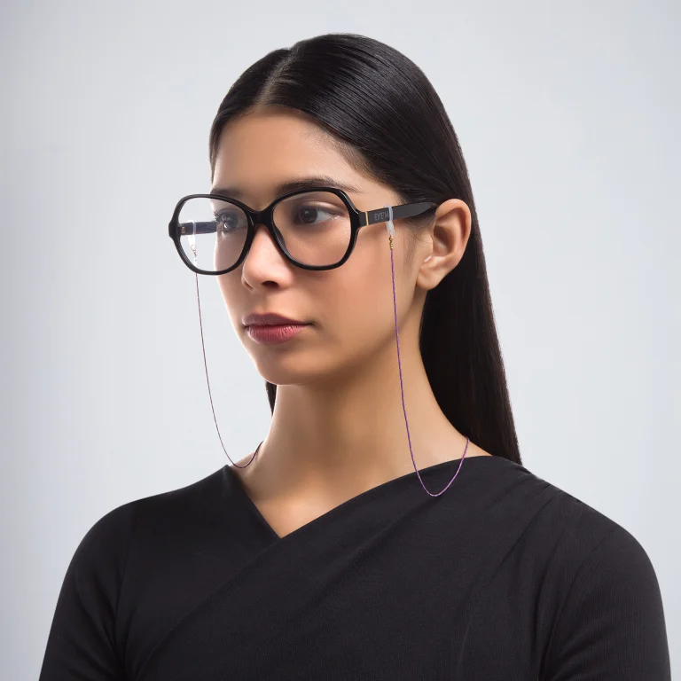 تسوق سلسلة نظارات معدنية يو أوبتيك بلون أرجواني أونلاين.