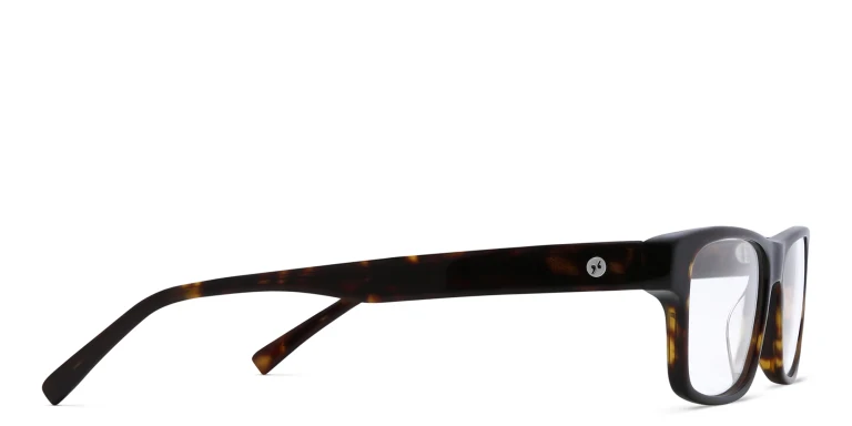 Shop EYE'M Rectangle Eyeglasses in Havana online.
