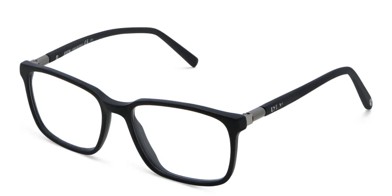 Shop EYE'M Rectangle Eyeglasses in Black online.