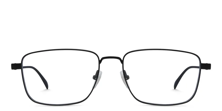Shop EYE'M Rectangle Eyeglasses in Black online.