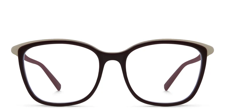 تسوق نظارة طبية بإطار مربع EYE'M بلون Burgundy أونلاين.