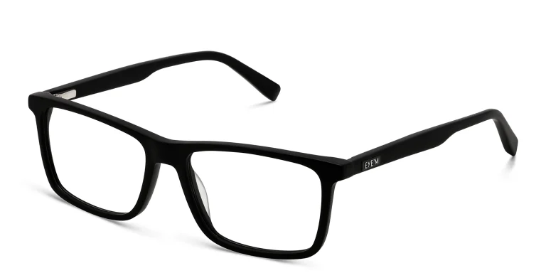 تسوق نظارة طبية بإطار مستطيل EYE'M بلون أسود أونلاين.