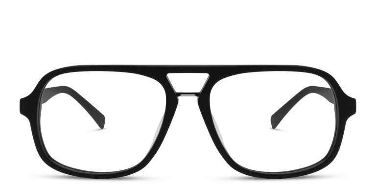 Shop EYE'M Aviator Eyeglasses in Black online.