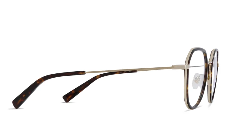 Shop EYE'M Unisex Round Eyeglasses in Havana online.